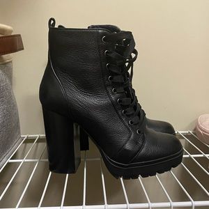 Steve Madden Black Booties